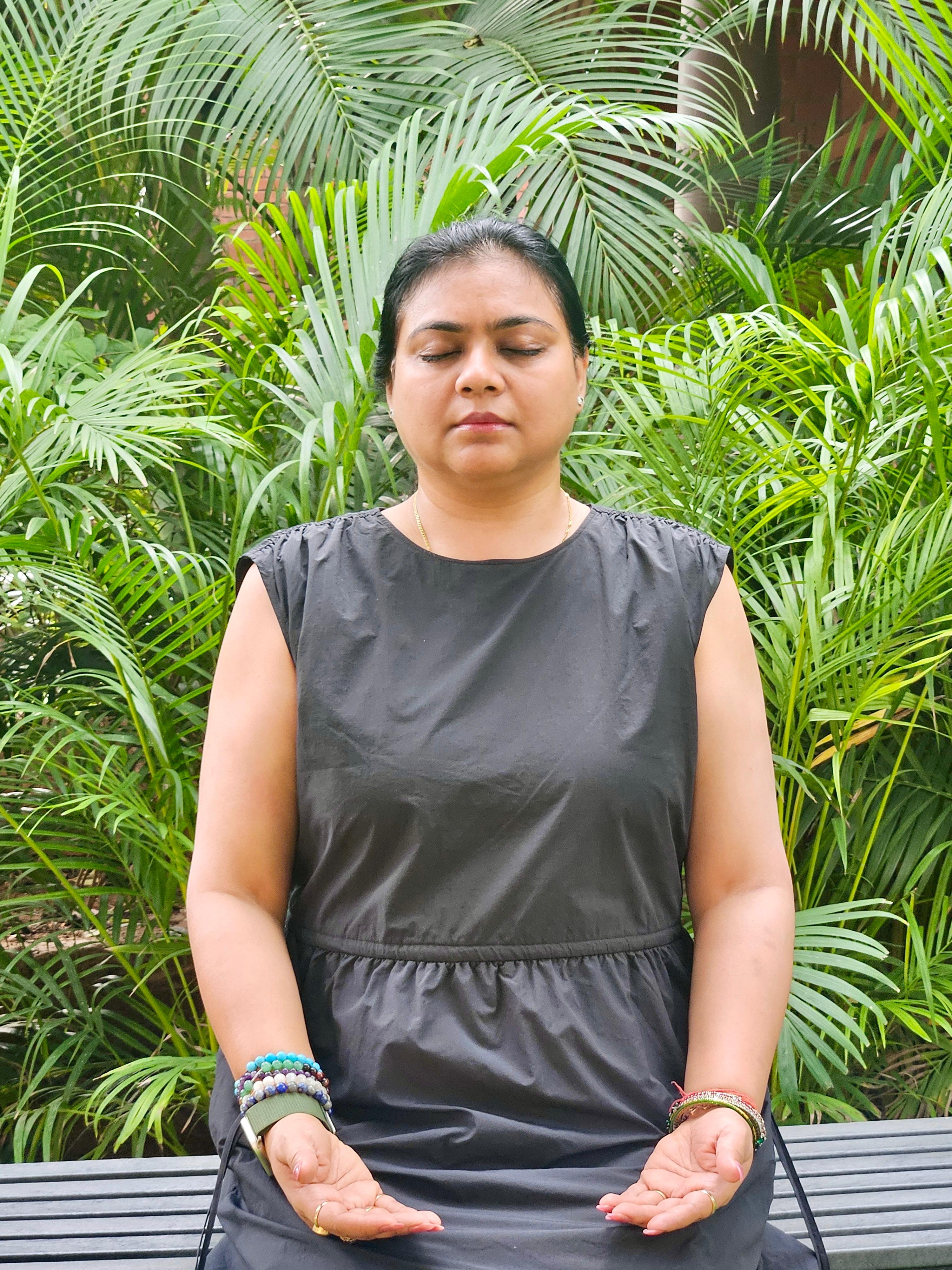 Candid moment from a workshop